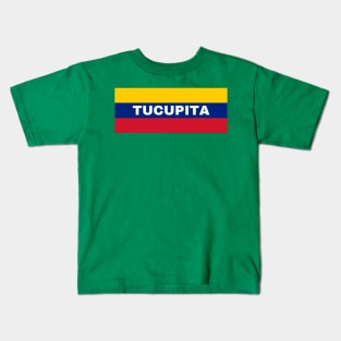 Tucupita City in Venezuelan Flag Colors Kids T-Shirt